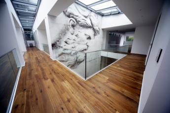 Podlahová plocha v prvním patře vily