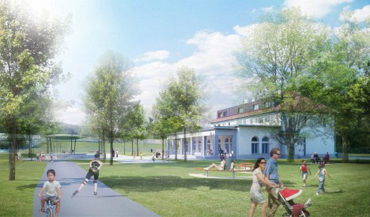 Areál dopravní výchovy v Brně – vizualizace