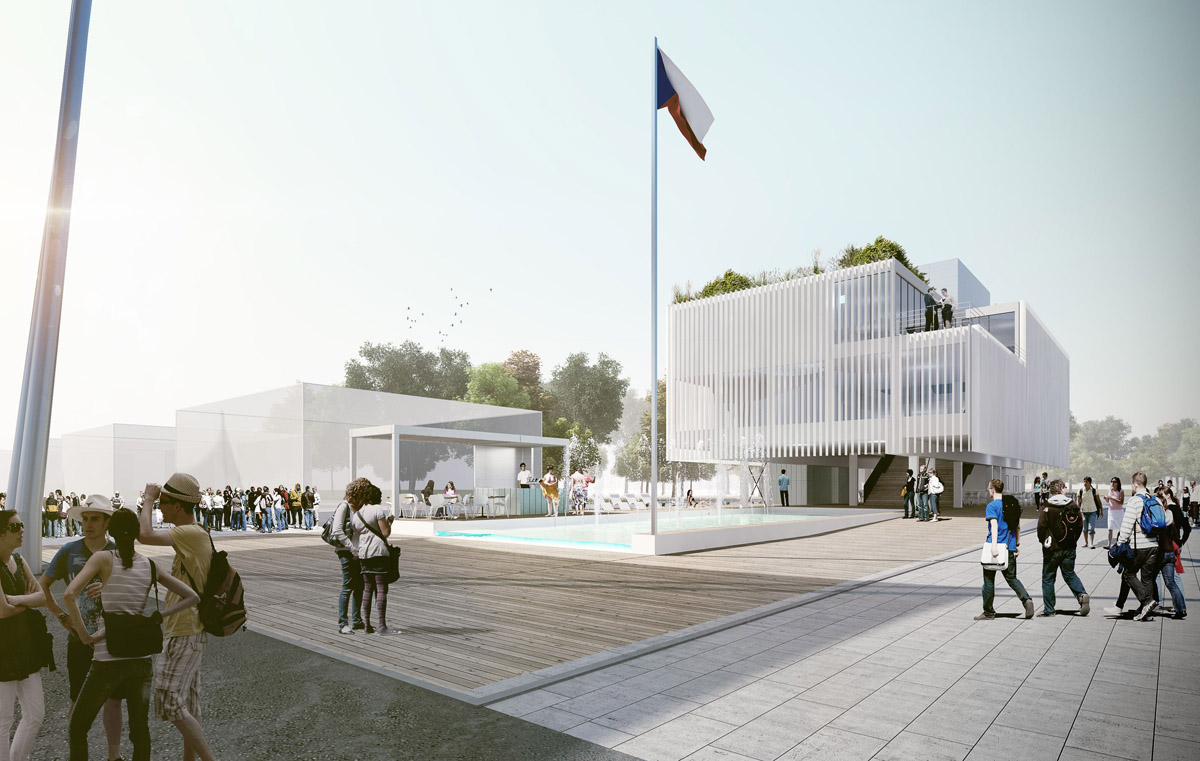 Český pavilon pro světovou výstavu Expo 2015 v Miláně – vizualizace Chybik&Krystof