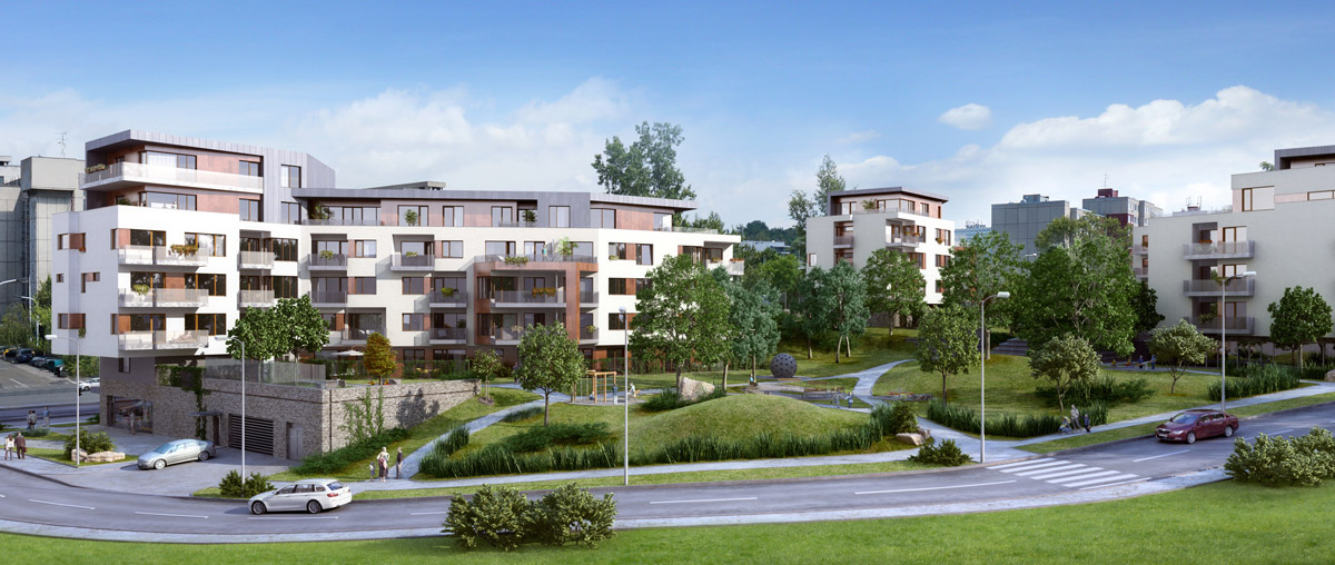 Park Hloubětín – vizualizace