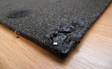 Obr. 8: Vzájomná degradácia PVC-P a oxidovaného asfaltu – zmeny na vzorke oxidovaného asfaltu
