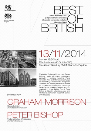 Přednáška Grahama Morrisona a Petera Bishopa: Britské zkušenosti pro plánování Prahy