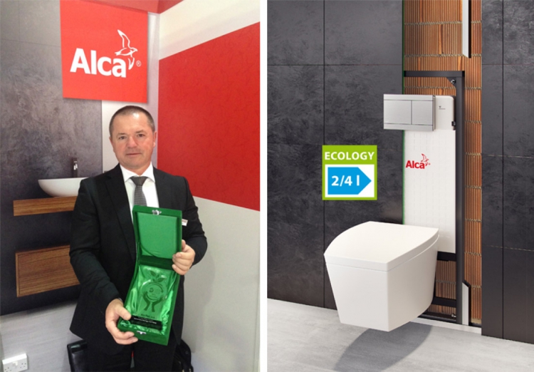 Alca plast získal ocenění GAIA AWARDS 2014 za Předstěnový instalační systém Ecology