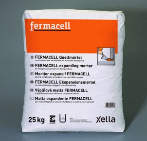 Výplňová malta fermacell se nesmršťuje, má vysokou pevnost v tlaku a po vytvrzení odolává povětrnostním vlivům a mrazu