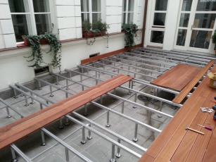 Systém Terafix pro konstrukce teras