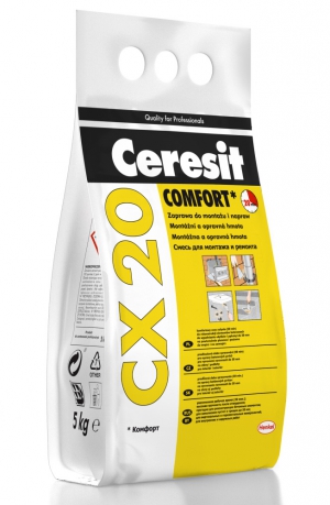 Nová montážní a opravná hmota Ceresit CX 20 