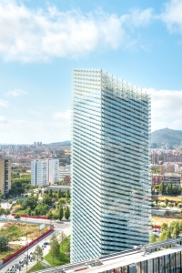 Skla AGC na barcelonském mrakodrapu Torre Puig