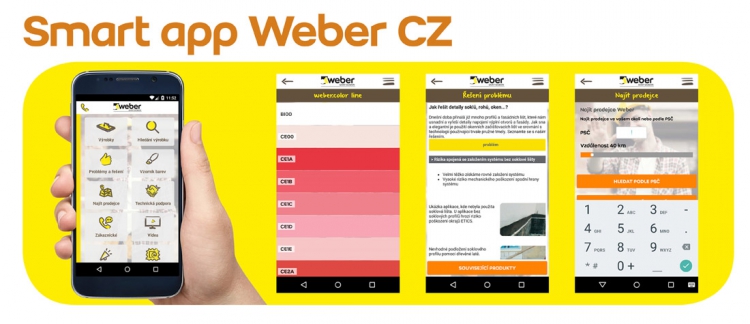 Aplikace Weber CZ do mobilů je ke stažení na Google play a App Store