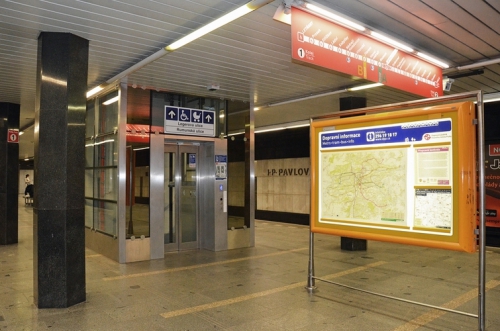 Bezbariérové zpřístupnění stanice metra I. P. Pavlova