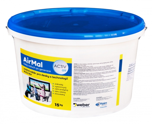 Nová barva AirMal pro desky Activ’Air firmy Rigips