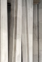 Ukázky různě provedených stěn z pohledového betonu