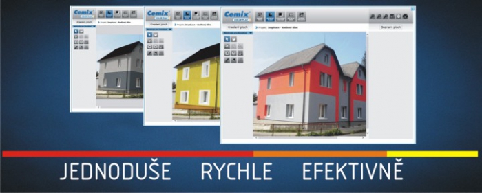 Online aplikace Cemix Color Plan