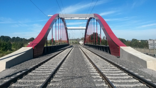 Obr. 9: Rekonstrukce mostu v km 232,992 trati Chomutov–Cheb