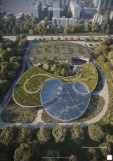 Severní vstup do botanické zahrady v Praze-Troji, ateliéru Fránek Architects