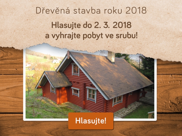 Hlasujte v anketě Dřevěná stavba roku 2018