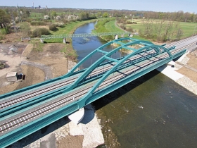 Optimalizace tratí Český Těšín–Dětmarovice, Louky nad Olší–Karviná, most v km 332,420