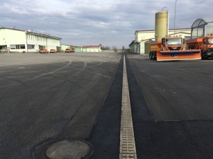Rekonstrukce ploch v areálu Správy a údržby dálnic v Ivanovicích