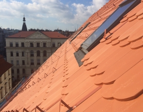 Kategorie Veřejné stavby, 1. místo – rekonstrukce střechy půdní nástavby v Praze na Novém Městě