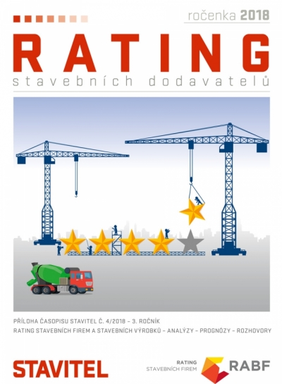 Rating stavebních dodavatelů 2018