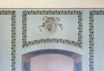 Obnovené malby v interiéru