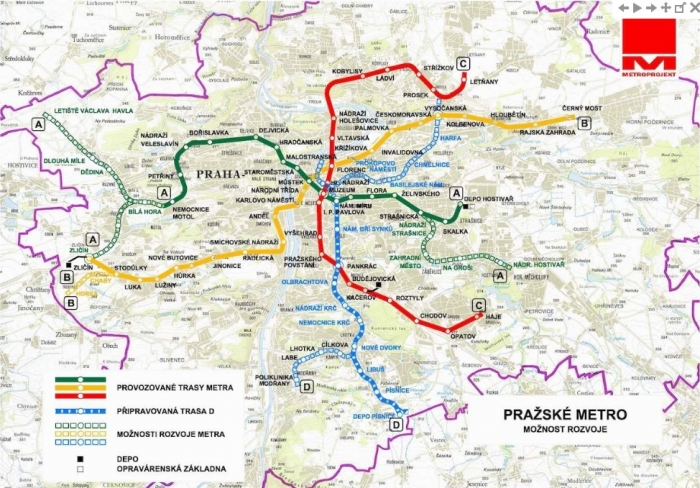 IPR zahájí změnu územního plánu pro metro D na Žižkov
