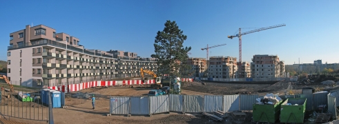 Obr. 8: Projekt Suomi Hloubětín na konci listopadu 2017