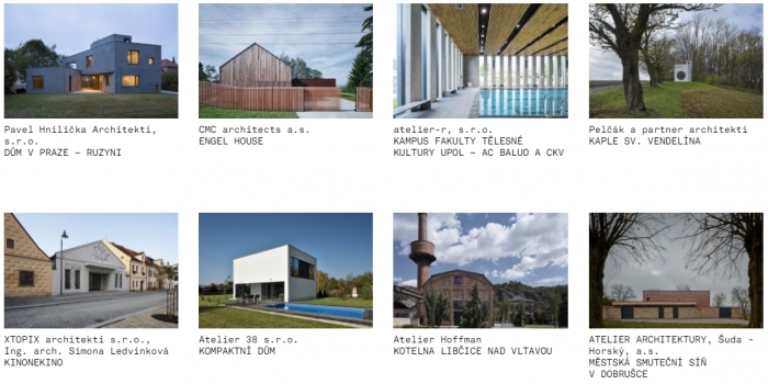 Česká cena za architekturu – užší výběr