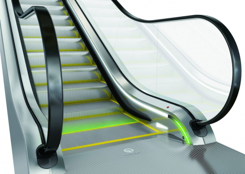 Eskalátor Schindler 9300 nabízí rozšířené bezpečnostní prvky pro ochranu cestujících