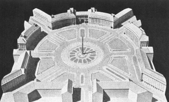 Engelova původní koncepce Vítězného náměstí