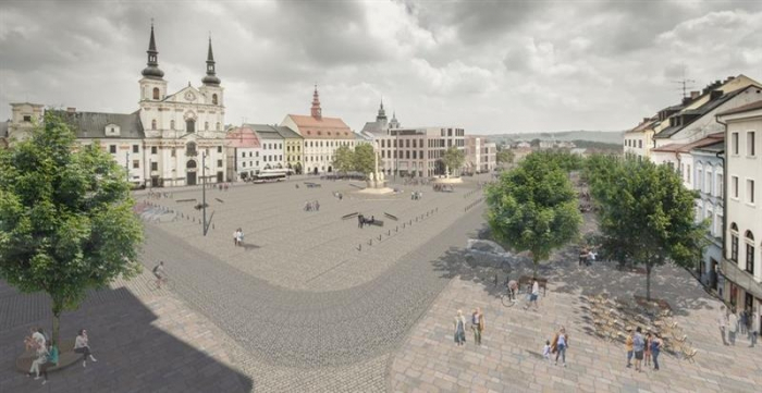 Soutěž na obnovu Masarykova náměstí v Jihlavě vyhrál MCA atelier