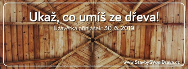 Nový ročník studentské soutěže Stavby s vůní dřeva