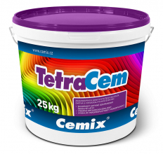 Tenkovrstvá omítka Cemix TetraCem v balení po 25 kg
