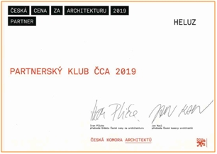  Heluz se stal partnerem České ceny za architekturu  