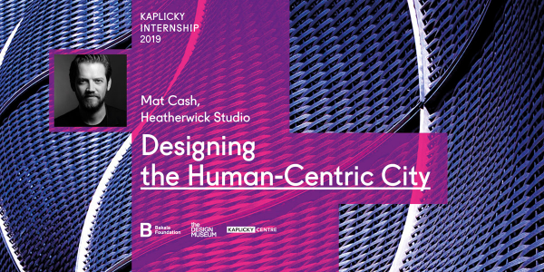 Mat Cash představí projekty studia Heatherwick a vyhlásí vítěze Kaplicky Internship 2019