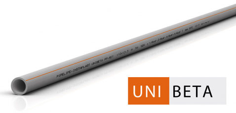 UNIBETA – celoplastová trubka z inovovaného materiálu PP-RCT