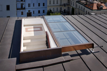 Ploché střechy a použití posuvných oken Solara PERSPEKTIV