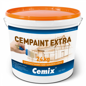 Cemix CEMPAINT EXTRA – nátěr zajišťující vysoký stupeň ochrany fasády před znečištěním