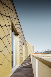 Zlatá vídeňská elegance - nová střecha pro Café Korb