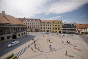 Návrh nové podoby Karlova náměstí v Třebíči zpracoval Ateliér RAW