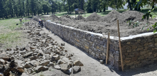 Revitalizace stávajícího ha-ha příkopu (oplocení) v rámci obnovy zámeckého parku Kačina