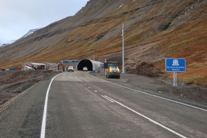 Metrostav dokončil pětikilometrový tunel v ledové pustině na Islandu (zdroj: Metrostav)