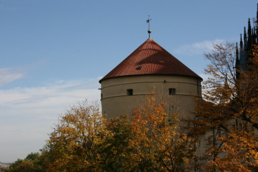 Prašná věž Mihulka na Pražském hradě