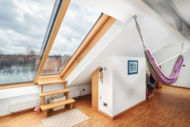 Střešní dveře Solara pro ploché i šikmé střechy