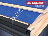 Rozteč laťování pro krytinu SATJAM Flat Plus – 320 mm vzdálenost spodních hran latí