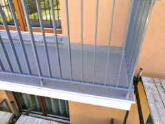 Obr. 11: Celkový pohled na balkon po dokončení všech prací