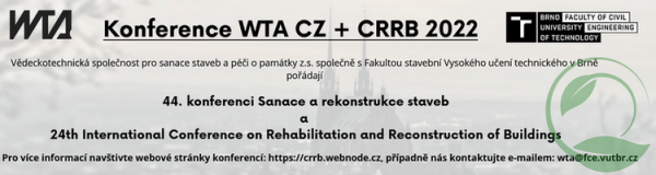 44. konference WTA CZ - „Sanace a rekonstrukce staveb“