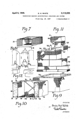 Původní patent systému živých stěn z roku 1938 (Zdroj: Google Patents)