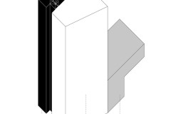 Axonometrie, provoz budovy