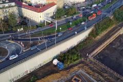 Vratka nad tunelem Mrázovka (foto: Hochtief CZ)