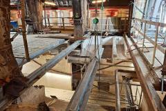 Výměna stropní desky v úrovni nástupiště (foto: HOCHTIEF CZ)